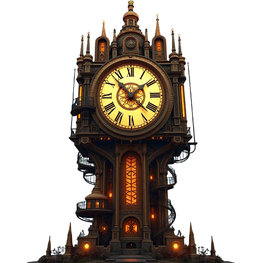 Steampunk Clock Tower